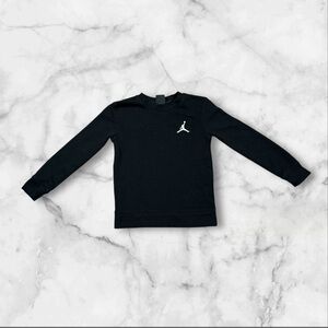 JORDAN Jordan Boys Brooklyn Fleece Essential Sweatshirt in Black 5-6 Years‎ Med